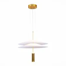 ST LUCE SL6101.203.01 Люстра подвесная Золотистый/Белый LED 1*10W 3000K