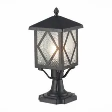 ST LUCE SL084.405.01 Светильник уличный наземный Черный/Черный, Прозрачный E27 1*60W