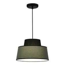 ST LUCE SL1354.433.01 Светильник подвесной Черный/Хаки E27 1*40W