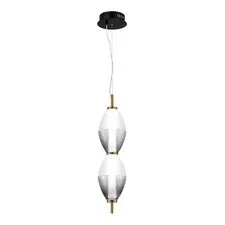 ST LUCE SL6130.403.15 Светильник подвесной Черный/Белый, Дымчатый LED 1*16W 3000K