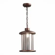 ST LUCE SL080.403.01 Светильник уличный подвесной Темный кофе/Прозрачный, Темный кофе E27 1*60W