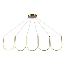 ST LUCE SL6202.213.01 Светильник подвесной Золотистый LED 1*68W 3000K
