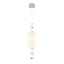 ST LUCE SL1583.103.01 Светильник подвесной Хром/Белый LED 1*24W 3000K