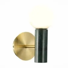 ST LUCE SL1210.401.01 Светильник настенный Золотистый, Черный/Белый G9 1*5W