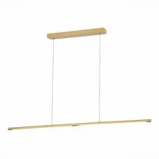 ST LUCE SL1580.203.01 Светильник подвесной Матовое золото/Белый LED 1*22W 3200K