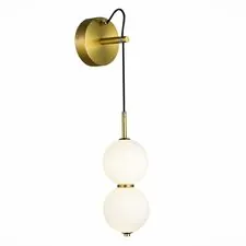 ST LUCE SL6112.201.07 Бра Золотистый/Молочно-белый LED 1*7W