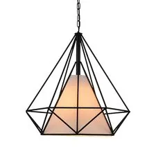 ST LUCE SL233.443.01 Светильник подвесной Черный/Черный, Белый E27 1*60W
