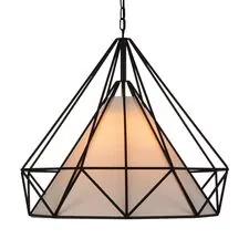 ST LUCE SL233.403.01 Светильник подвесной Черный/Черный, Белый E27 1*60W