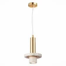 ST LUCE SL1210.503.01 Светильник подвесной Золотистый/Белый GU10 1*5W