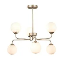ST LUCE SLE106203-06 Светильник подвесной Золотистый/Белый G9 LED 6*5W