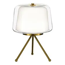 ST LUCE SL6127.304.01 Светильник настольный Латунь/Белый, Прозрачный LED 1*16W 3000K