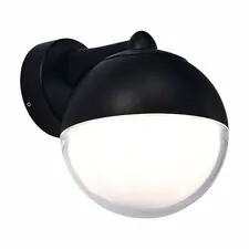 ST LUCE SL9000.401.01 Светильник уличный настенный Черный/Белый E27 1*40W