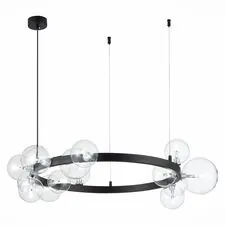 ST LUCE SL1165.402.15 Светильник подвесной Черный/Прозрачный G4 15*5W