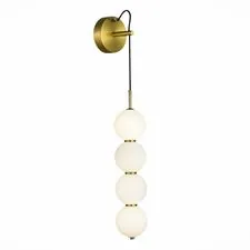 ST LUCE SL6112.201.14 Бра Золотистый/Молочно-белый LED 1*14W