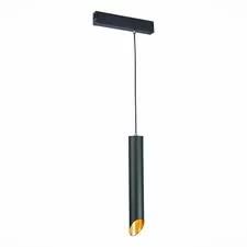 ST LUCE ST508.413.01 Светильник трековый Черный GU10 1*50W  IP20 D60xH400 180-240V Без ламп