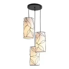 ST LUCE SL6228.403.03 Светильник подвесной Черный/Бежевый E27 3*60W