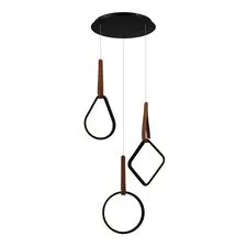 ST LUCE SL6131.403.36 Светильник подвесной Черный/Черный, Терракотовый LED 1*36W 4000K