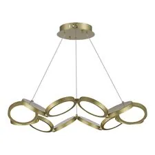ST LUCE SL6508.203.01 Светильник подвесной Матово Золотистый/Белый LED 1*60W 4000K