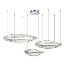 ST LUCE SL6204.111.03 Светильник подвесной Хром/Прозрачный LED 1*97W 4000K