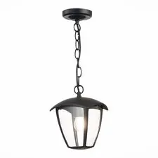 ST LUCE SL081.403.01 Светильник уличный подвесной Черный/Черный, Прозрачный E27 1*40W