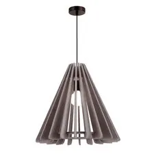 ST LUCE SL3002.403.01 Светильник подвесной Черный/Бежевый E27 1*60W