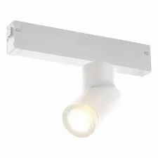 ST LUCE ST506.502.01 Светильник трековый Белый GU10 1*50W  IP20 D60xH190 180-240V Без ламп