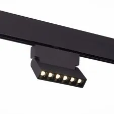 ST LUCE ST362.436.06 Магнитный трековый светильник Черный LED 1*6W 3000K 532Lm Ra>80 36° IP20 L120xW22xH134