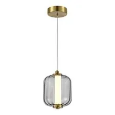 ST LUCE SL1193.313.01 Подвес Латунь/Дымчатый LED 1*10,8W 3000K