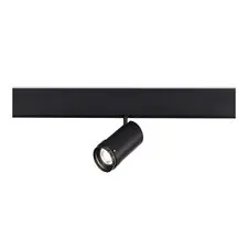 ST LUCE ST357.446.12 Магнитный трековый светильник ZOOM Черный LED 1*12W 4000K Lm Ra90 10-55° IP20 D50xH160