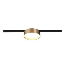 ST LUCE ST670.336.12 Магнитный трековый светильник Латунь LED 1*12W 3000K 500Lm Ra>80 100° IP20 D113xH34 24V