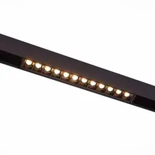ST LUCE ST361.436.12 Магнитный трековый светильник Черный LED 1*12W 3000K 1 009Lm Ra>90 36° IP20 L222xW22xH4
