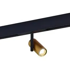 ST LUCE ST808.246.08 Магнитный трековый светильник Золотистый LED 1*8W 4000K 650Lm Ra>90 36° IP20 D42xH135 4