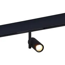 ST LUCE ST808.446.08 Магнитный трековый светильник Черный LED 1*8W 4000K 600Lm Ra>90 36° IP20 D42xH135 48VV