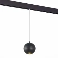 ST LUCE ST354.443.12 Магнитный трековый светильник подвесной Черный LED 1*12W 4000K 750Lm Ra>80 36° IP20 D10