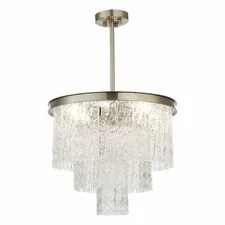 ST LUCE SL1230.102.06 Люстра потолочная Никель/Прозрачный E14 6*60W