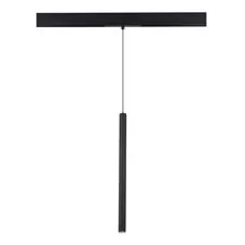 ST LUCE ST683.436.08 Магнитный трековый светильник Черный LED 1*8W 3000K 450Lm Ra90 24° IP20 D30xH500 48V