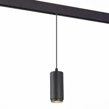 ST LUCE ST357.433.06 Магнитный трековый светильник подвесной ZOOM Черный LED 1*6W 3000K 667Lm Ra>80 10-60° I