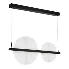 ST LUCE SL6233.403.24 Светильник подвесной Черный/Прозрачный LED 1*24W 4000K