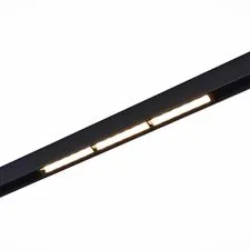 ST LUCE ST804.436.18 Магнитный трековый светильник Черный LED 1*18W 3000K 1 000Lm Ra>90 120° IP20 L330xW22xH