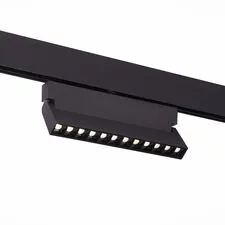 ST LUCE ST362.436.12 Магнитный трековый светильник Черный LED 1*12W 3000K 1 009Lm Ra>80 36° IP20 L219xW22xH1