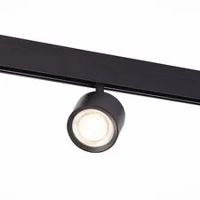ST LUCE ST353.436.06 Магнитный трековый светильник Черный LED 1*6W 3000K 560Lm Ra>90 36° IP20 L120xW81xH138