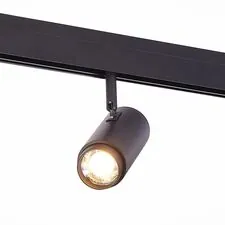 ST LUCE ST357.436.06 Магнитный трековый светильник ZOOM Черный LED 1*6W 3000K 667Lm Ra>80 10-60° IP20 L137xW
