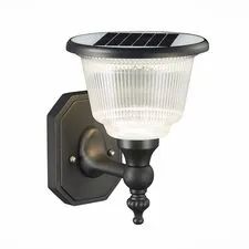 ST LUCE SL9502.401.01 Светильник уличный настенный Черный/Черный, Прозрачный LED 1*2W 3000-6000K