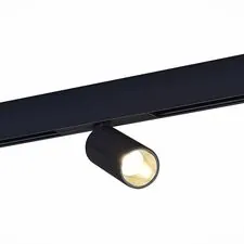 ST LUCE ST807.446.12 Магнитный трековый светильник Черный LED 1*12W 4000K 700Lm Ra>90 IP20 D50xH173 48VV