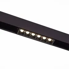 ST LUCE ST361.446.06 Магнитный трековый светильник Черный LED 1*6W 4000K 532Lm Ra>90 36° IP20 L115xW22xH44 4