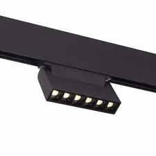 ST LUCE ST364.446.06 Магнитный трековый светильник Черный LED 1*6W 4000K 532Lm Ra>80 36° IP20 L120xW22xH108