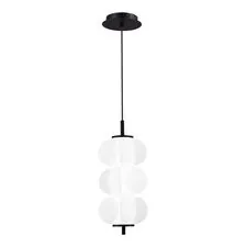 ST LUCE SL6121.403.01 Светильник подвесной Черный/Белый LED 1*9W 3000K