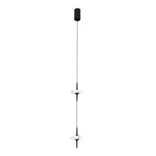 ST LUCE SL6231.403.02 Светильник подвесной Черный/Прозрачный LED 2*5W 4000K