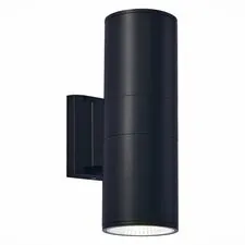 ST LUCE SL074.401.02 Светильник уличный настенный Черный/Черный LED 2*8W 4000K