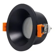 ST LUCE ST256.408.01 Светильник встраиваемый Черный GU10 1*50W  IP65 D85xH53 220V Без ламп
